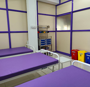 The pharmacy at CurePlus Hospital Shanivarasanthe