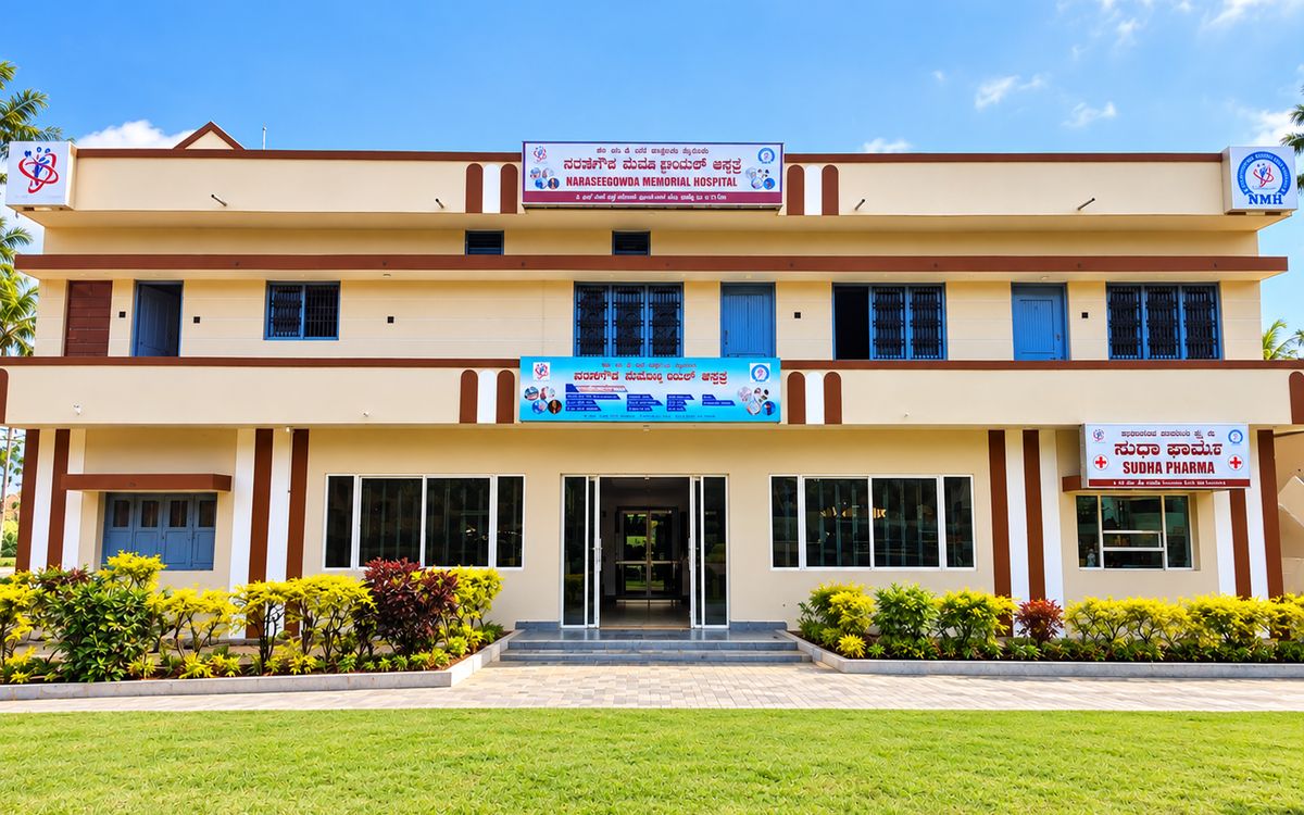 CurePlus Narasegowda Memorial Hospital, Chinakurali: front view